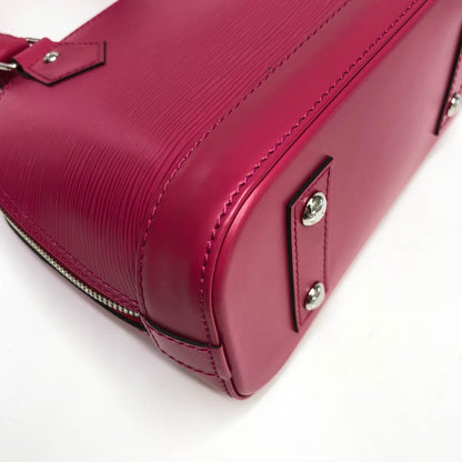 Louis-Vuitton Alma BB Epi Leather Deep Pink