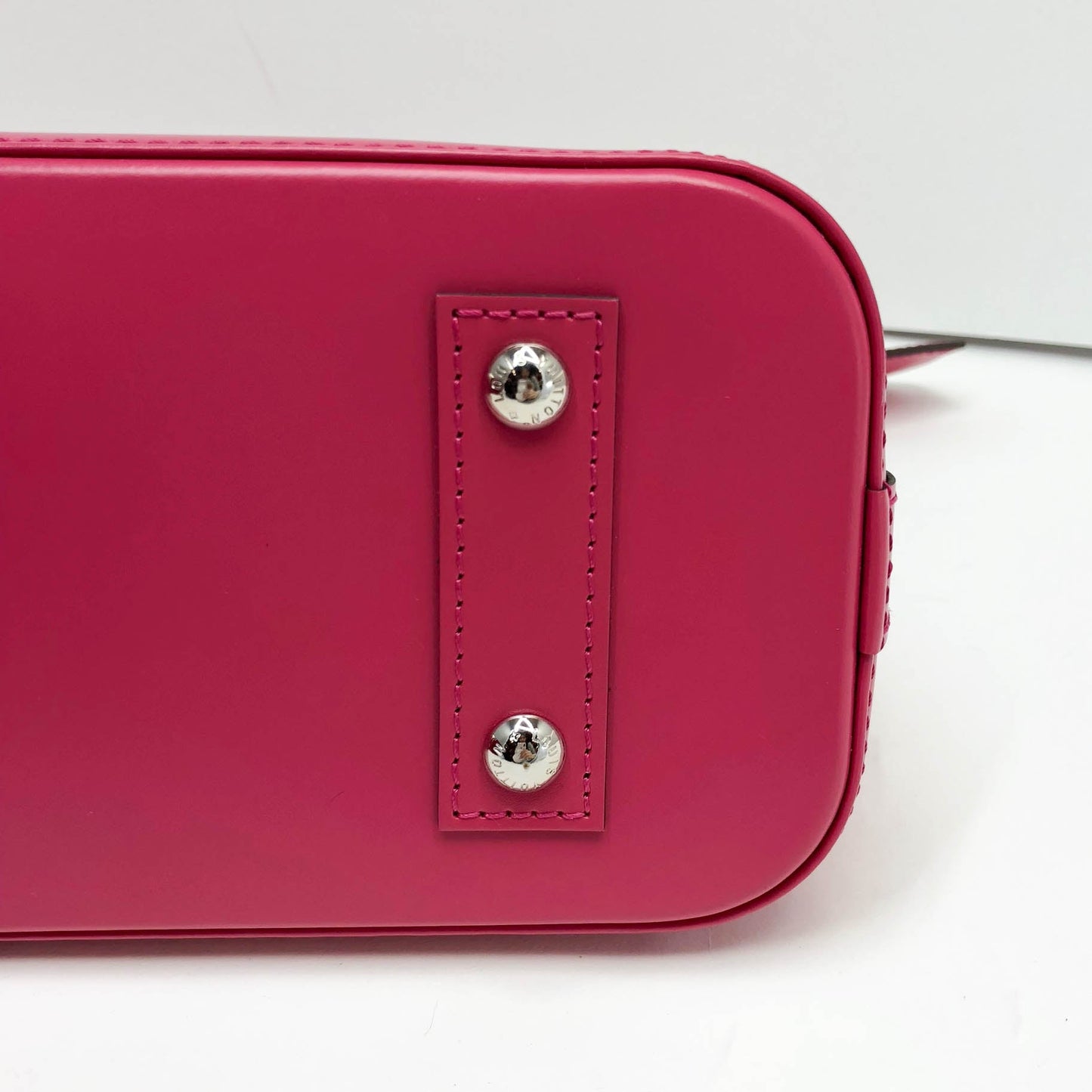 Louis-Vuitton Alma BB Epi Leather Deep Pink