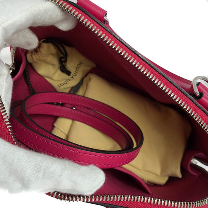 Louis-Vuitton Alma BB Epi Leather Deep Pink