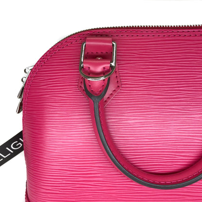 Louis-Vuitton Alma BB Epi Leather Deep Pink