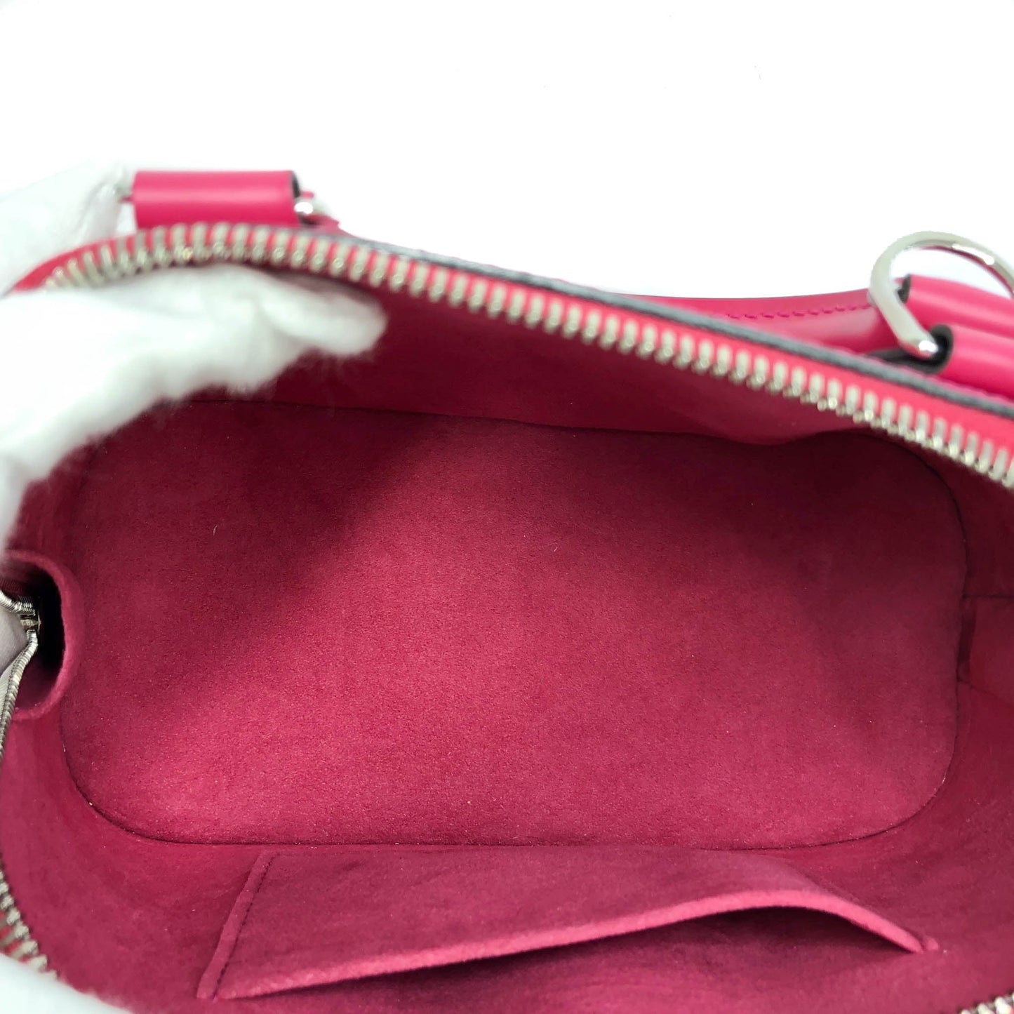 Louis-Vuitton Alma BB Epi Leather Deep Pink