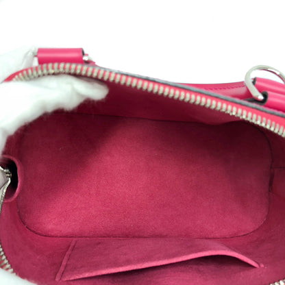 Louis-Vuitton Alma BB Epi Leather Deep Pink