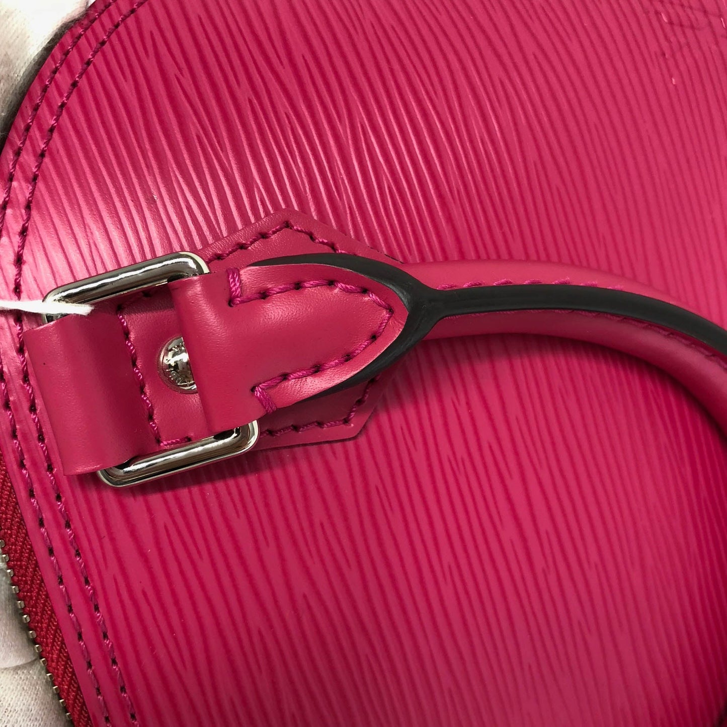 Louis-Vuitton Alma BB Epi Leather Deep Pink
