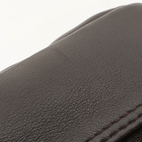 Chanel Around 2007 Made Cambon Boston Bag Dark Brown