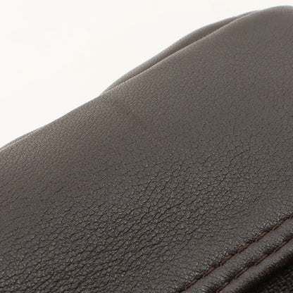 Chanel Around 2007 Made Cambon Boston Bag Dark Brown