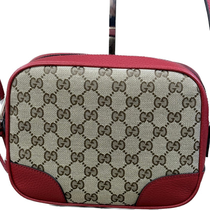 Gucci Bree Crossbody GG Red Leather