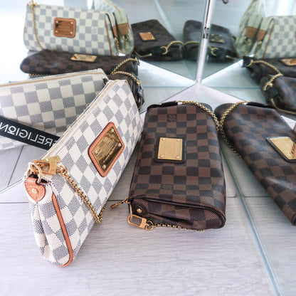 Louis-Vuitton Eva Mini Bag in Damier Ebene