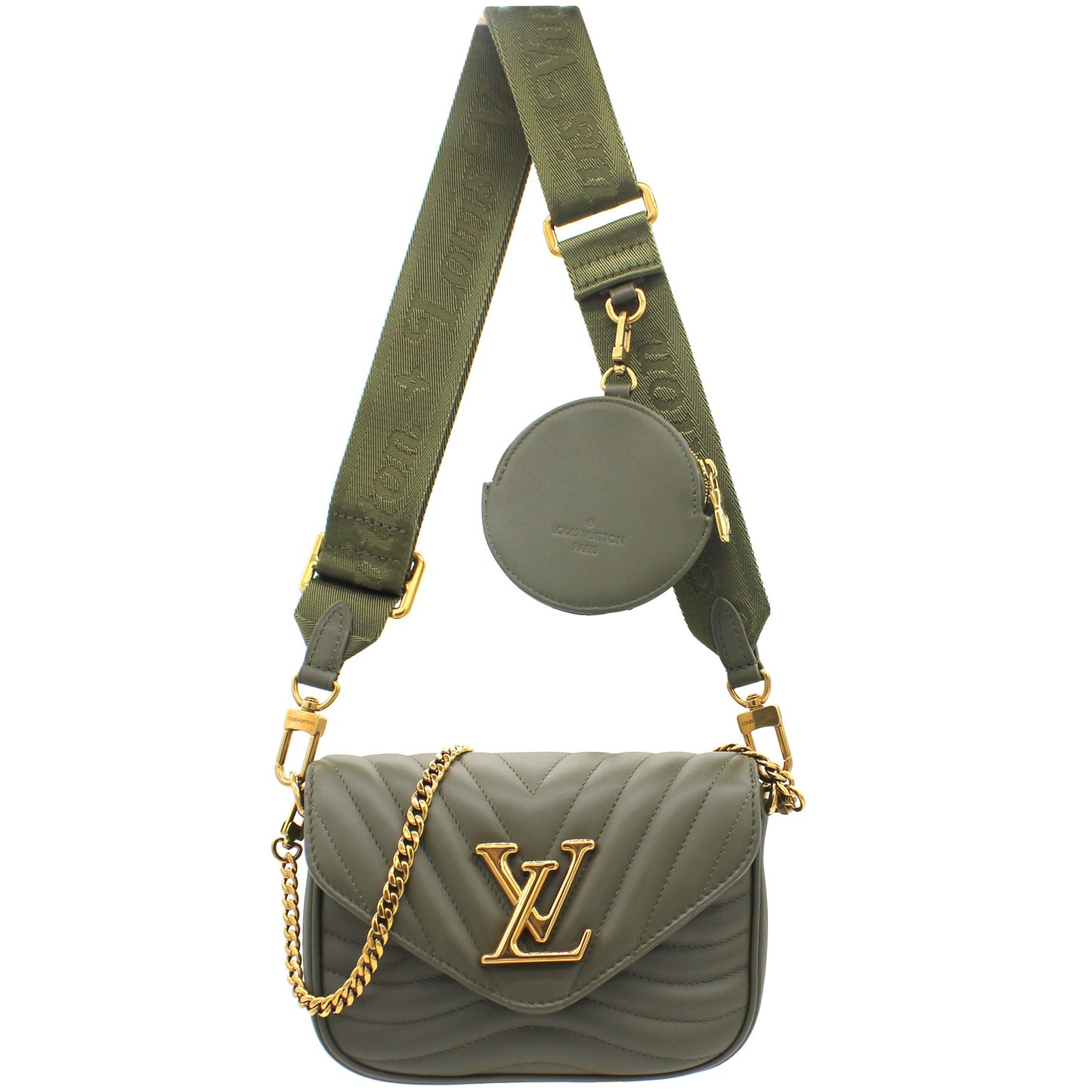 Louis-vuitton New Wave Multi Pochette Khaki