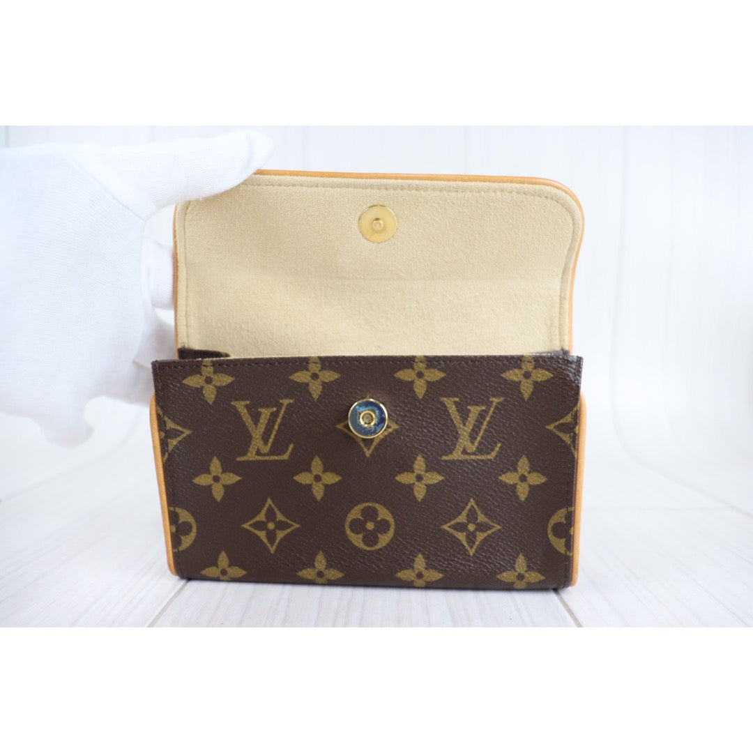 Rank AB ｜ LV Monogram Pochette Florentine Waist Bag XS｜22101402