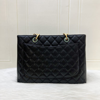 Chanel Grand Shopping Tote GST in Black Caviar and GHW