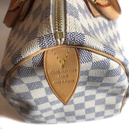 Louis-Vuitton Damier Azur Speedy 25