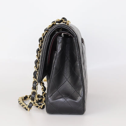 Classic Flap Black Medium Lambskin GHW