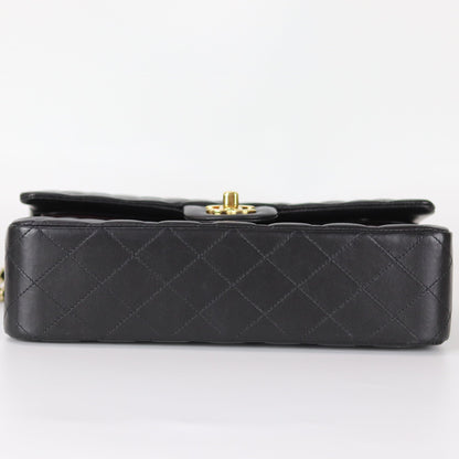 Classic Flap Black Medium Lambskin GHW