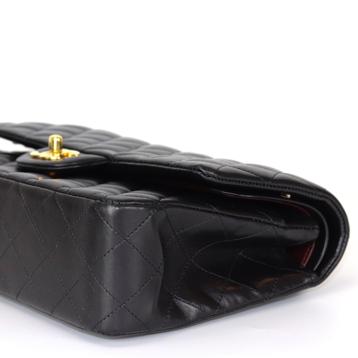 Classic Flap Black Medium Lambskin GHW