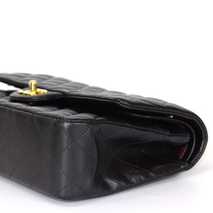 Classic Flap Black Medium Lambskin GHW