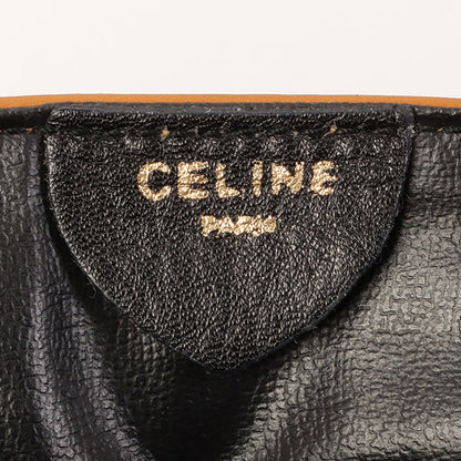 Celine Horse Carriage Plate Clutch Bag Black