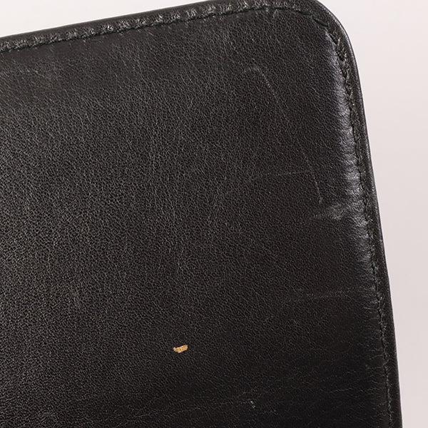 Celine Horse Carriage Plate Clutch Bag Black