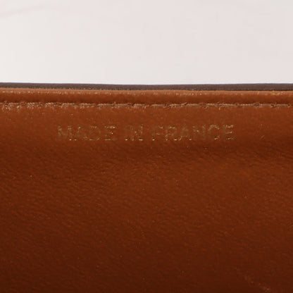 Chanel Around 1990 Made Classic Flap Turn-Lock Chain Bag Brown