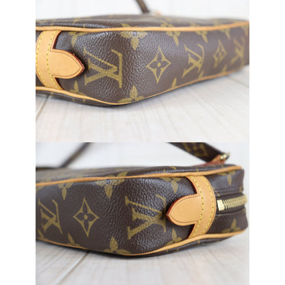 Rank A｜LV Monogram Pochette Marley Bandolier Shoulder Bag｜091013