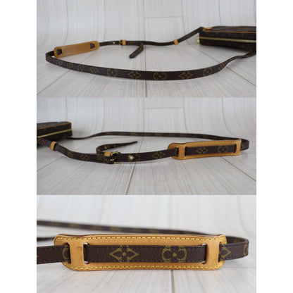 Rank A｜LV Monogram Pochette Marley Bandolier Shoulder Bag｜091013