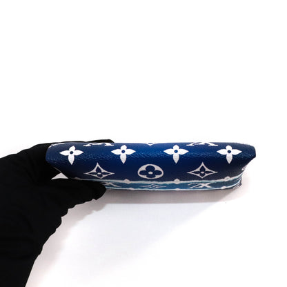 Louis-Vuitton Escale Kirigami Pochette Medium Blue