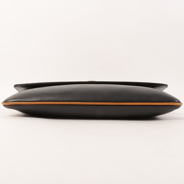 Celine Horse Carriage Plate Clutch Bag Black