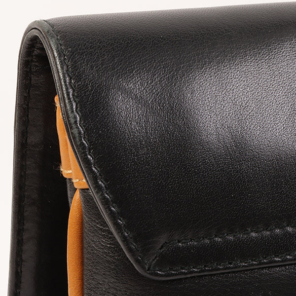 Celine Horse Carriage Plate Clutch Bag Black