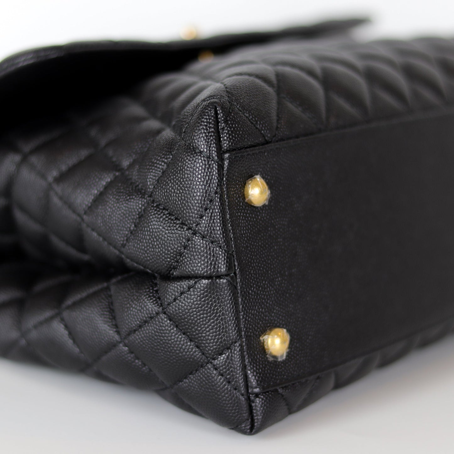 Caviar Quilted Medium Coco Handle Flap