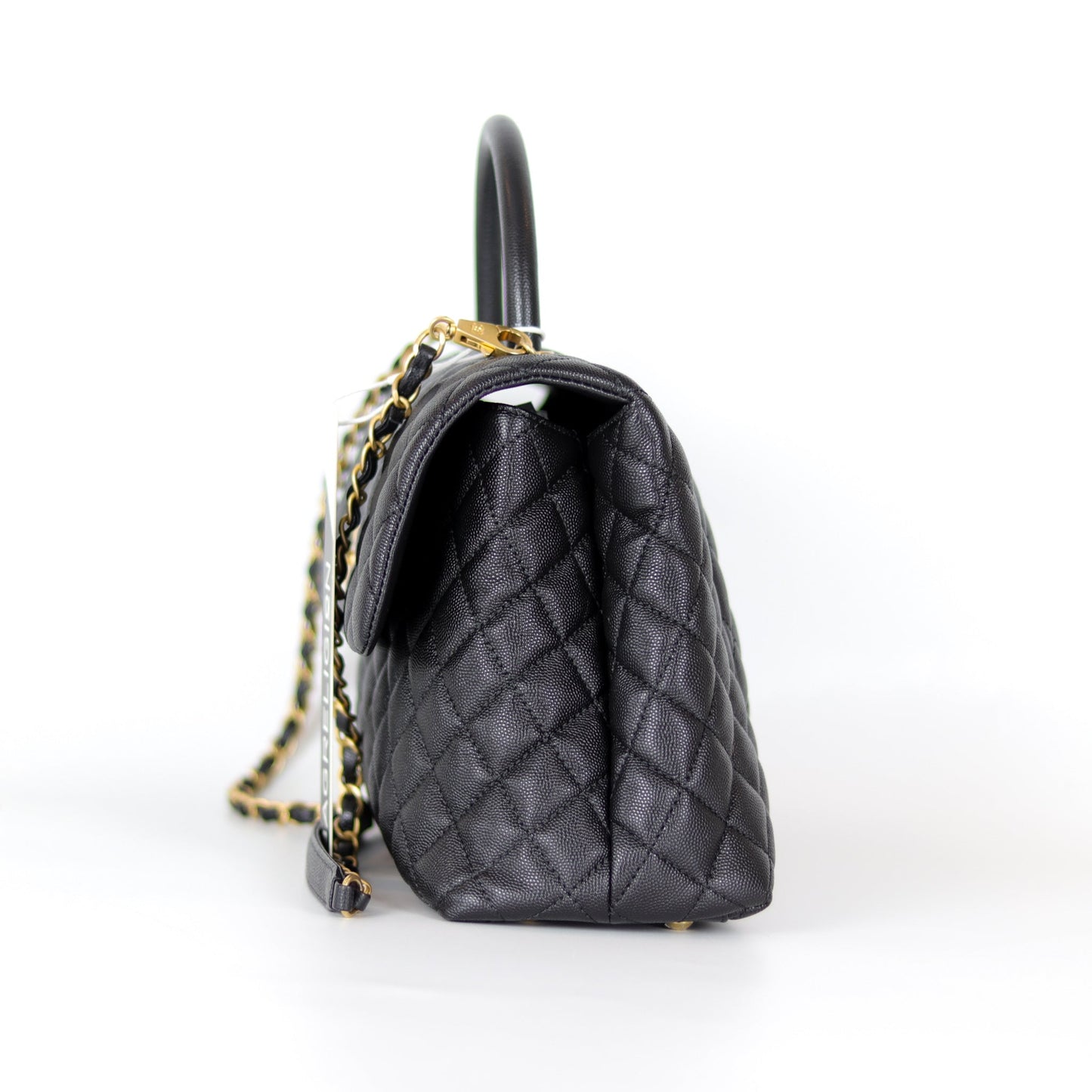 Caviar Quilted Medium Coco Handle Flap