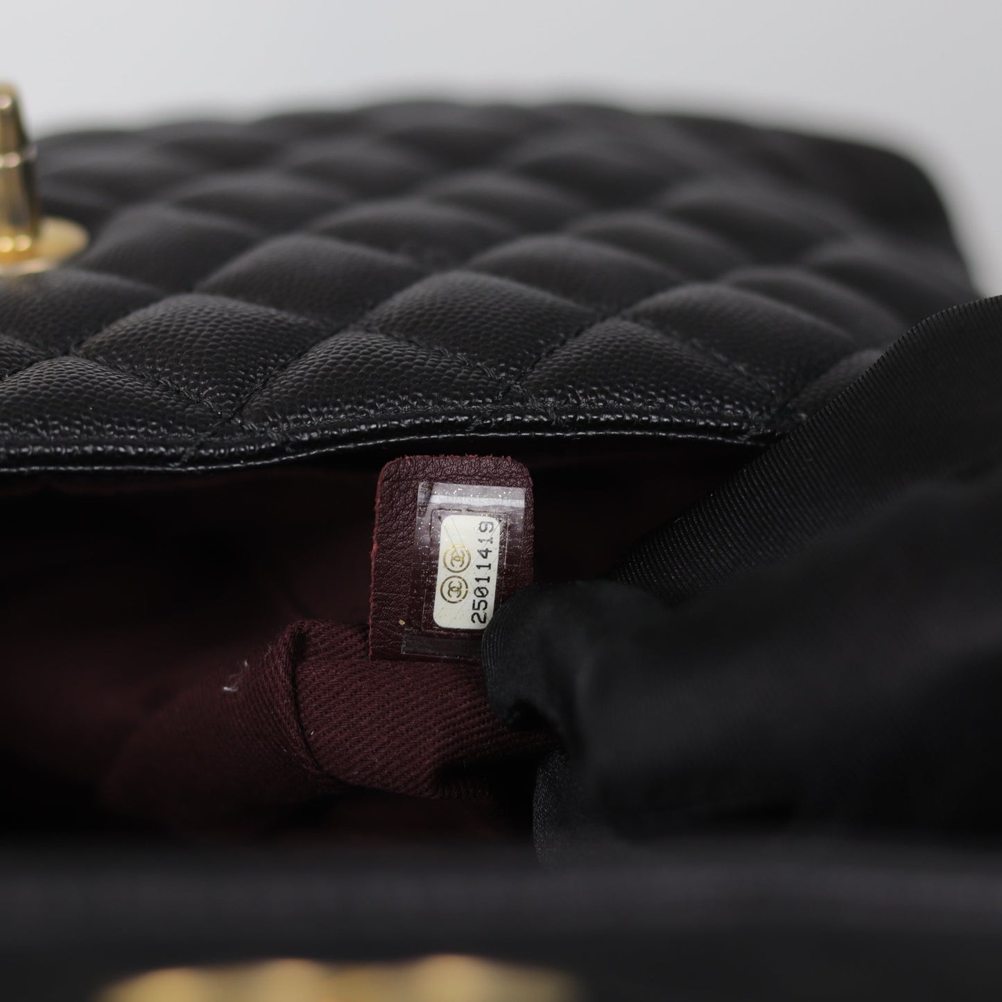 Caviar Quilted Medium Coco Handle Flap