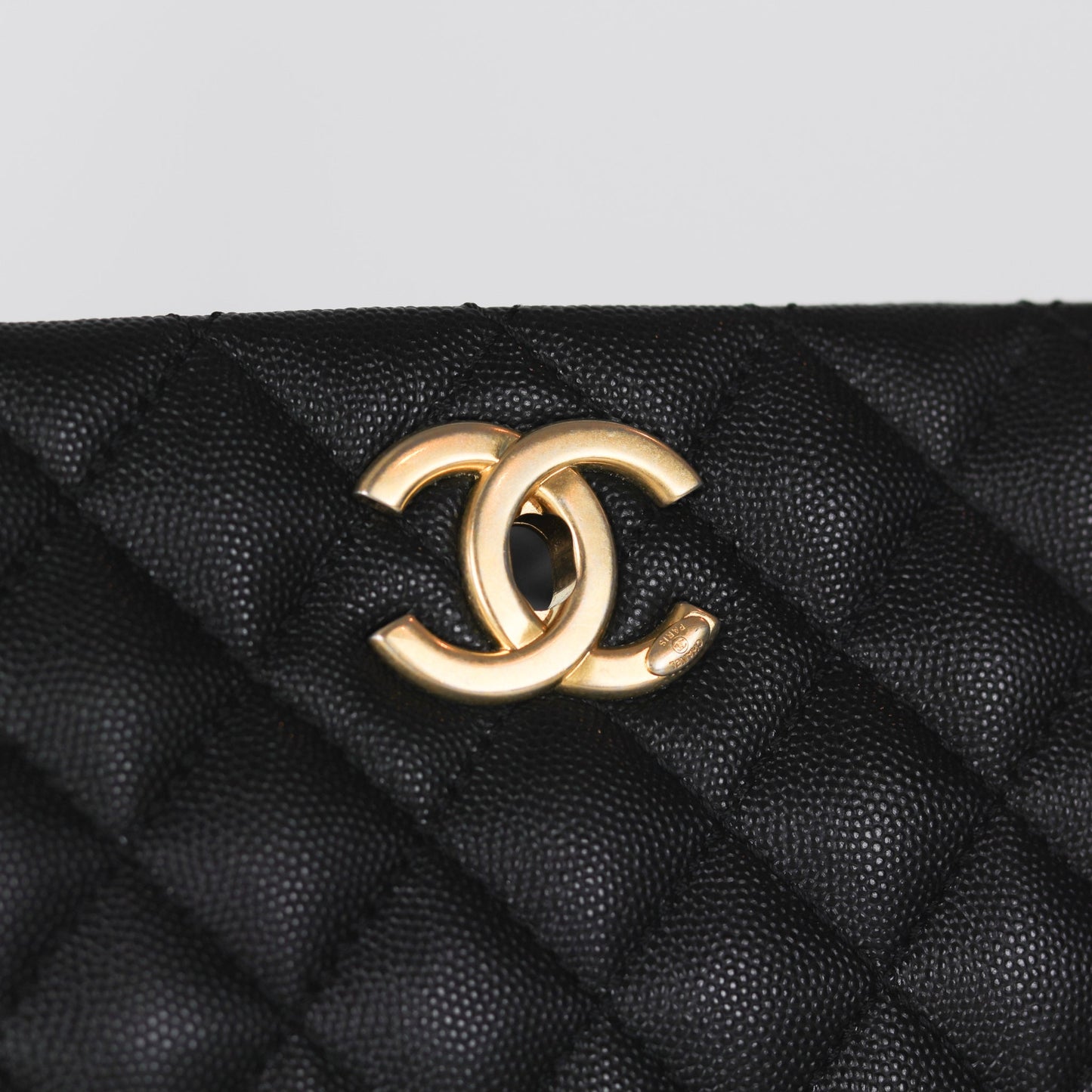 Caviar Quilted Medium Coco Handle Flap