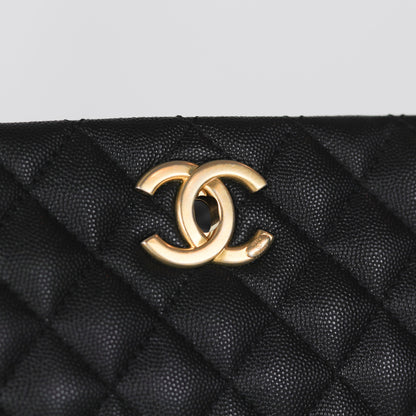Caviar Quilted Medium Coco Handle Flap