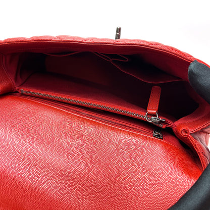 Medium Coco Handle Red Caviar RHW