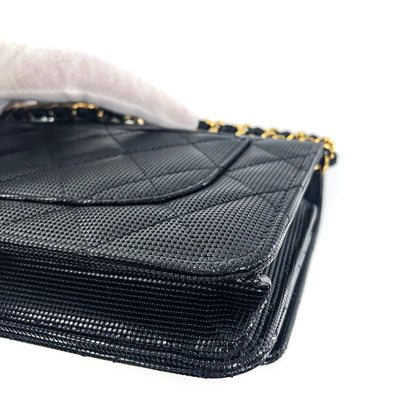 Quilted Wallet on Chain WOC Pixel Leather