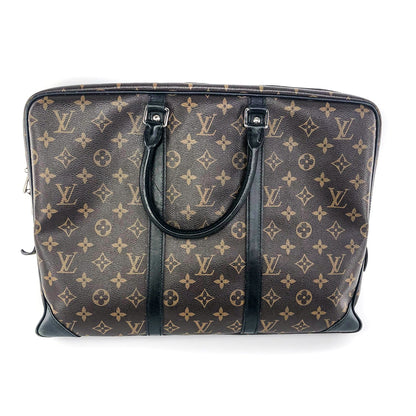 Louis-Vuitton Porte-Documents Voyage Monogram Leather Laptop bag