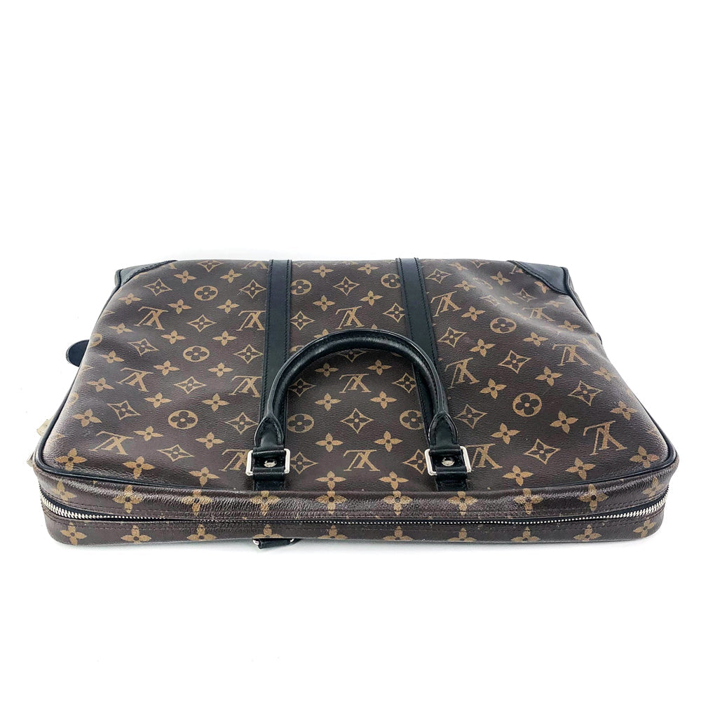 Louis-Vuitton Porte-Documents Voyage Monogram Leather Laptop bag