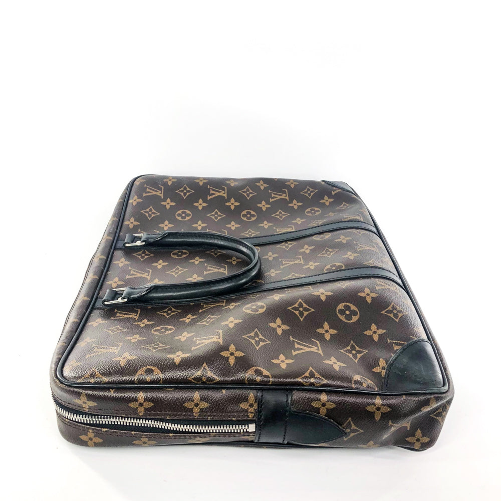 Louis-Vuitton Porte-Documents Voyage Monogram Leather Laptop bag