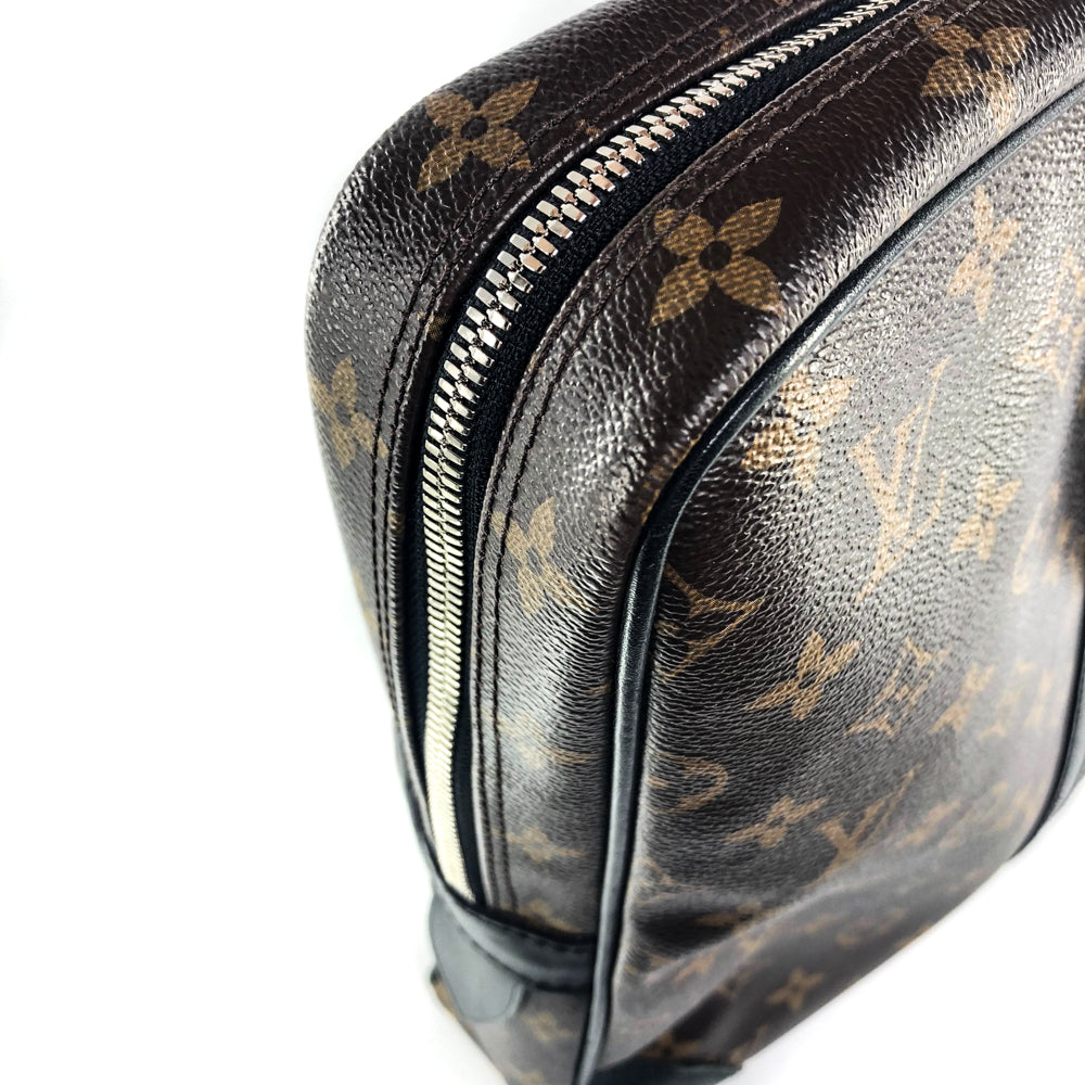 Louis-Vuitton Porte-Documents Voyage Monogram Leather Laptop bag