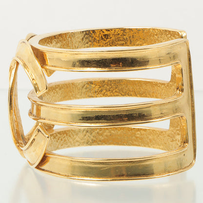 Chanel 1994 Made Cc Mark Plate Bangle