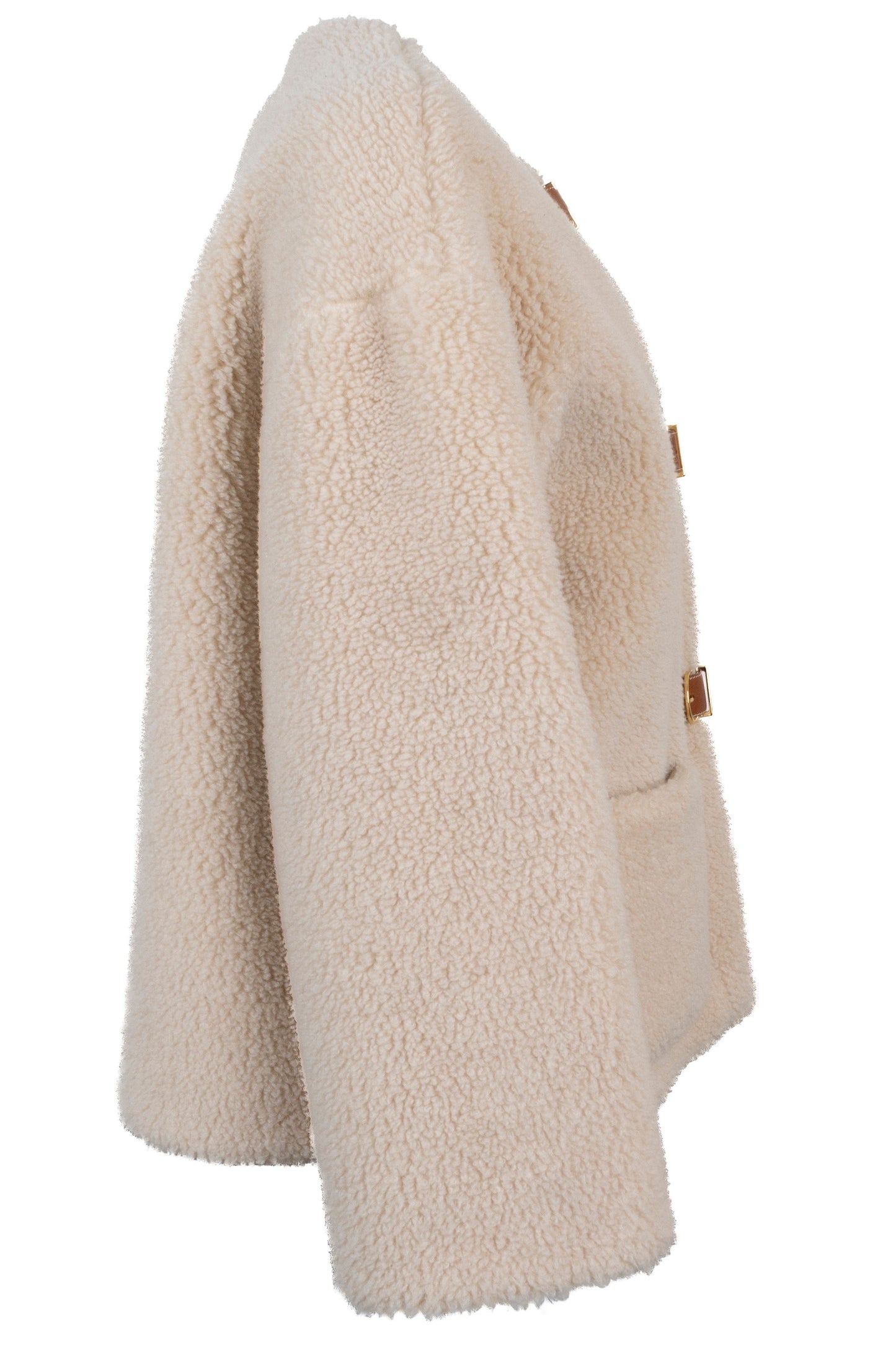 CELINE Buckled Jacket Cashmere Beige