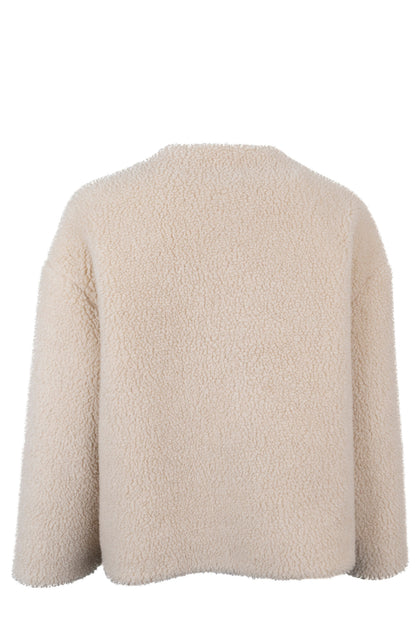 CELINE Buckled Jacket Cashmere Beige