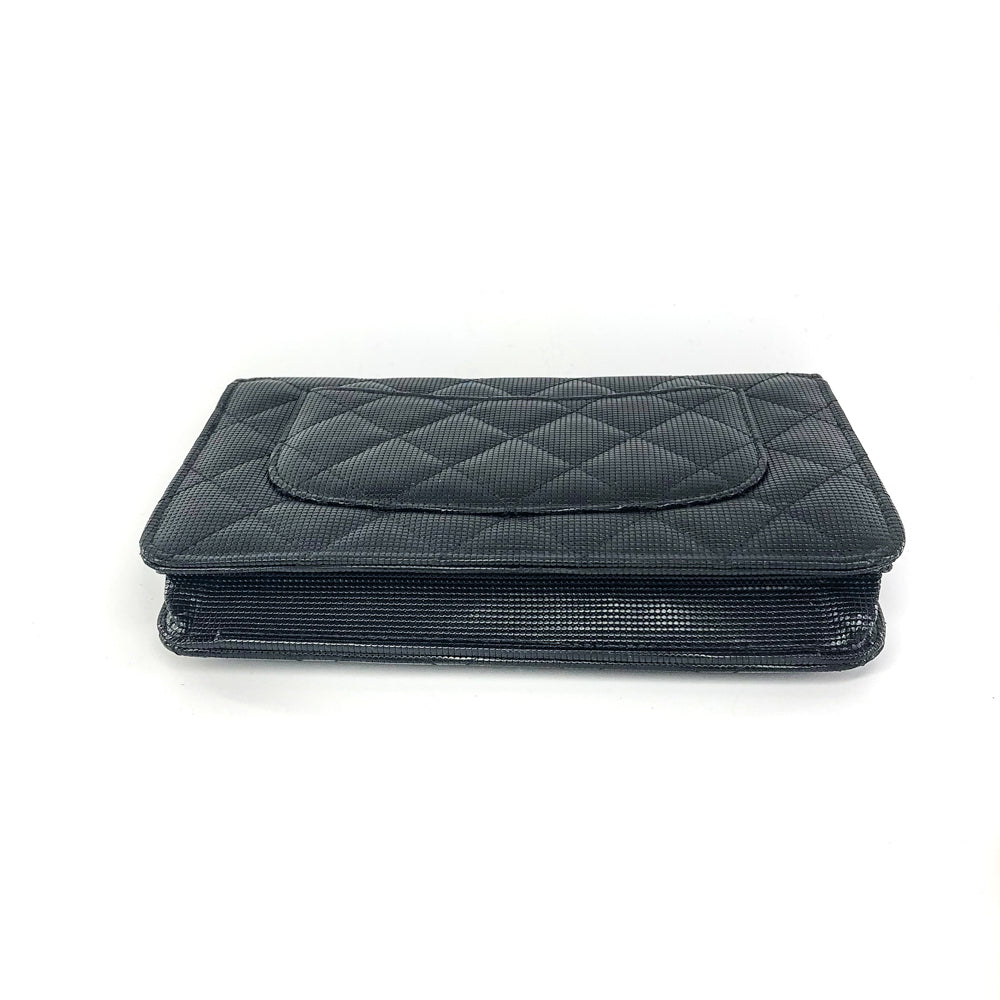 Quilted Wallet on Chain WOC Pixel Leather