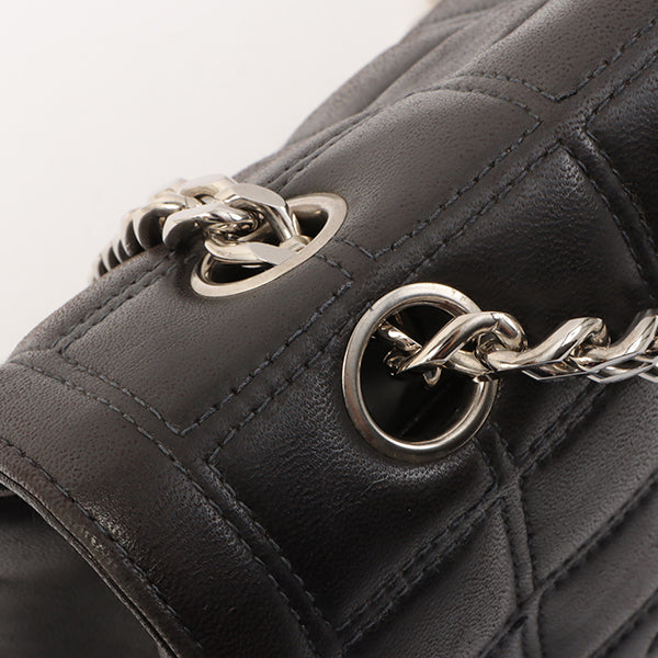 Chanel Around 2001 Made 2.55 Design Stitch Side Cc Mark Chain Bag Black