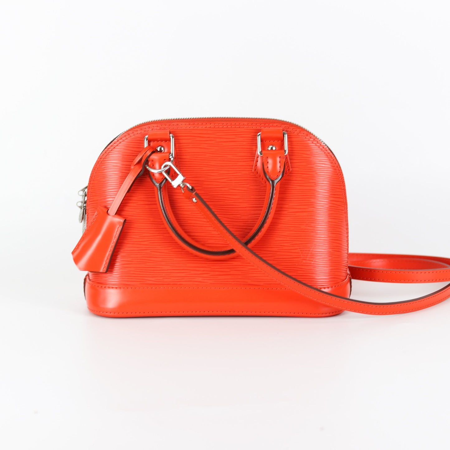 Louis-Vuitton Alma BB Epi Leather in Orange