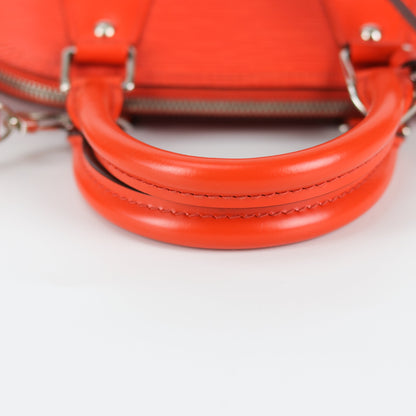 Louis-Vuitton Alma BB Epi Leather in Orange