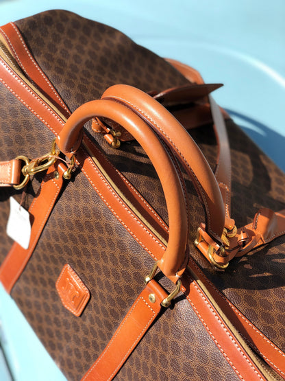 CELINE  Boston bag Brown Vintage Old Celine e26jc4