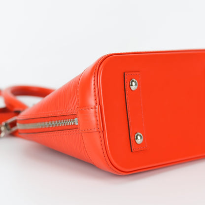 Louis-Vuitton Alma BB Epi Leather in Orange