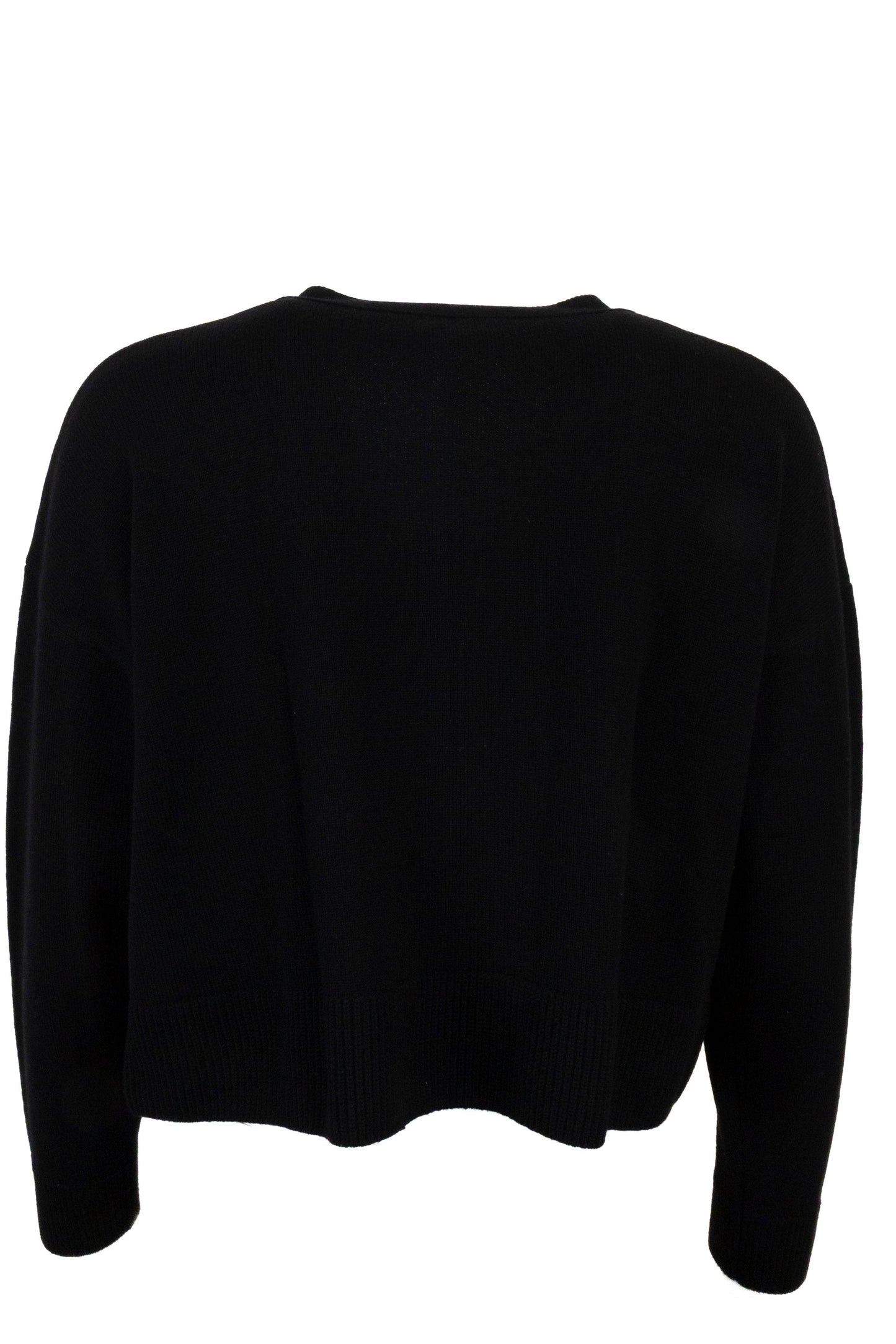 CELINE Triomphe Knit Cardigan Black Gold Cashmere