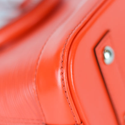 Louis-Vuitton Alma BB Epi Leather in Orange