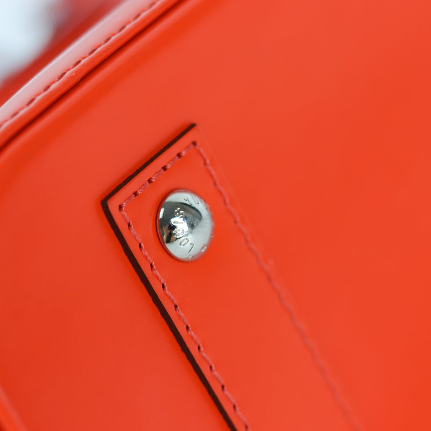 Louis-Vuitton Alma BB Epi Leather in Orange